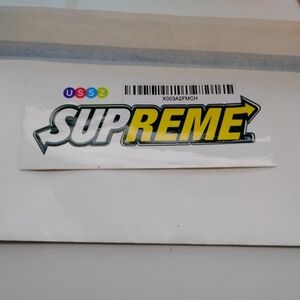 Supreme Yellow and Green Sticker